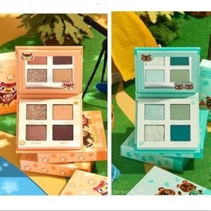 Colourpop x Animal Crossing Nook & Hoot Eyeshadows